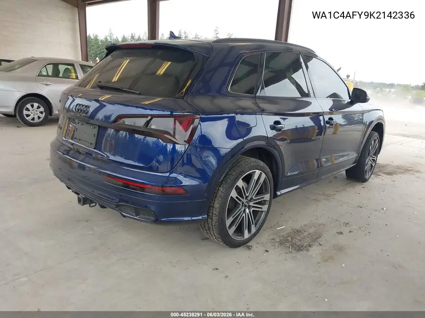 2019 Audi Sq5 3.0T Premium VIN: WA1C4AFY9K2142336 Lot: 45238291