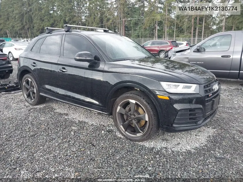 2019 Audi Sq5 3.0T Premium VIN: WA1B4AFY1K2130774 Lot: 45399027