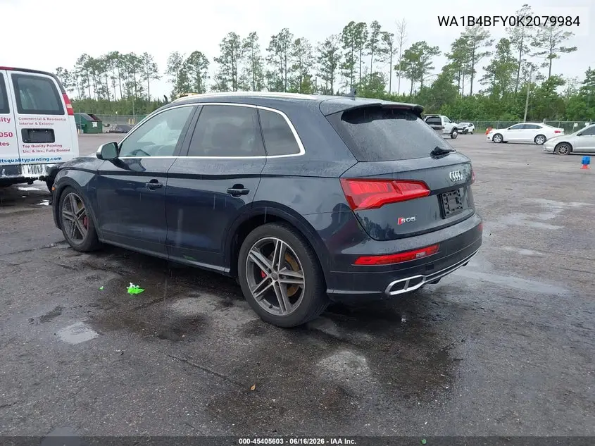 2019 Audi Sq5 3.0T Premium VIN: WA1B4BFY0K2079984 Lot: 45405603