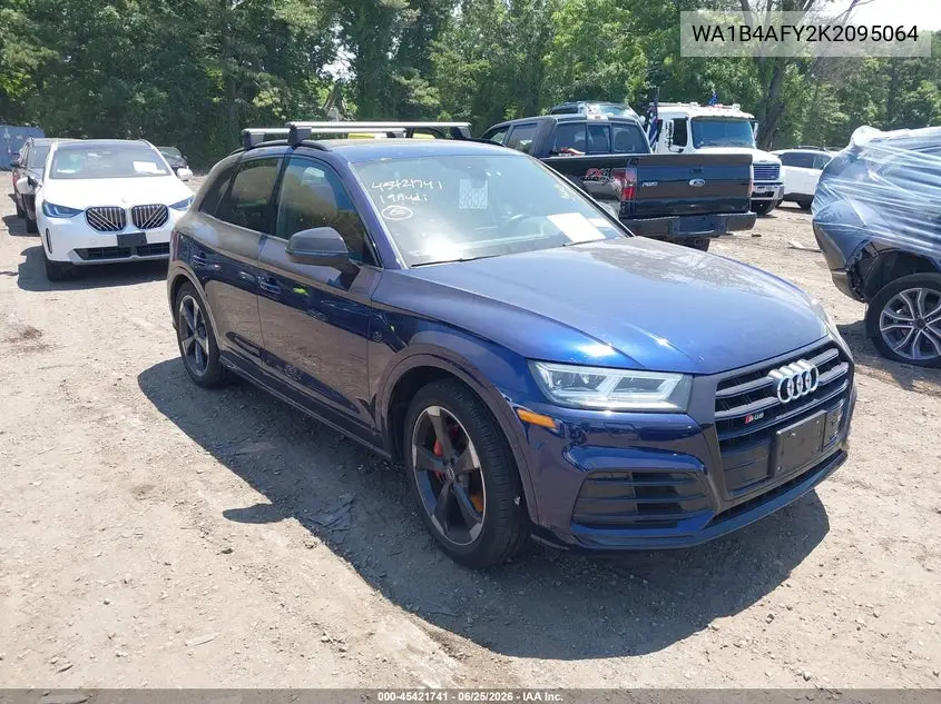 2019 Audi Sq5 3.0T Premium VIN: WA1B4AFY2K2095064 Lot: 45421741