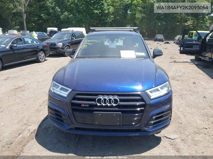 2019 Audi Sq5 3.0T Premium VIN: WA1B4AFY2K2095064 Lot: 45421741