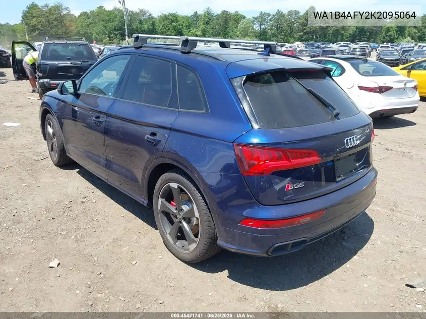 2019 Audi Sq5 3.0T Premium VIN: WA1B4AFY2K2095064 Lot: 45421741