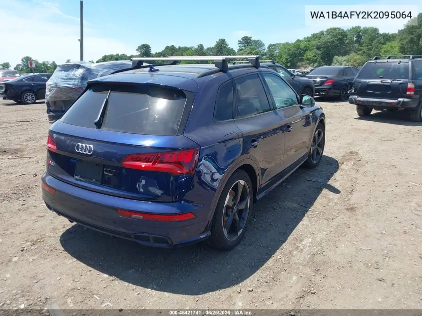 2019 Audi Sq5 3.0T Premium VIN: WA1B4AFY2K2095064 Lot: 45421741