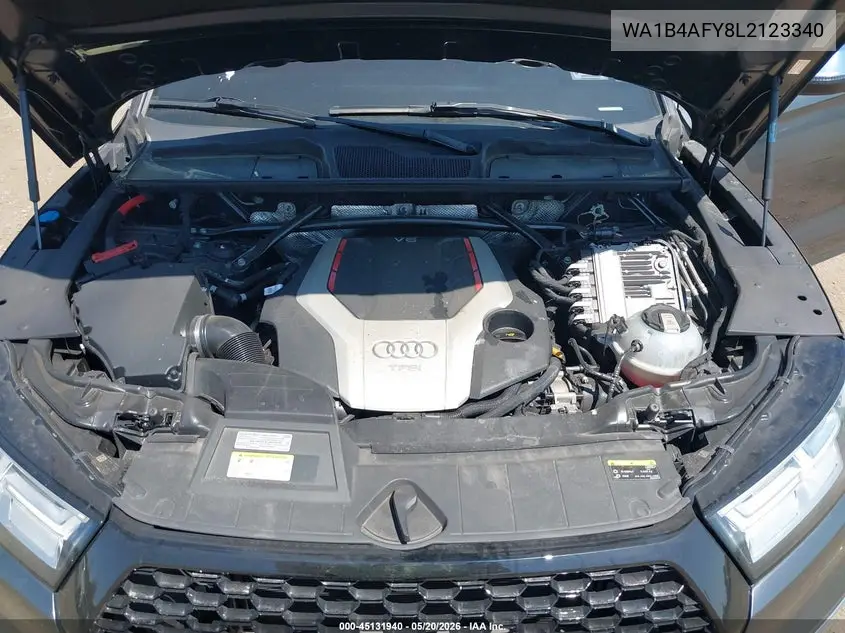 2020 Audi Sq5 Premium Plus Tfsi Quattro Tiptronic VIN: WA1B4AFY8L2123340 Lot: 45131940