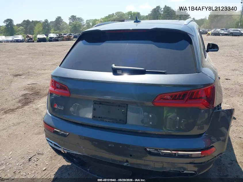 2020 Audi Sq5 Premium Plus Tfsi Quattro Tiptronic VIN: WA1B4AFY8L2123340 Lot: 45131940