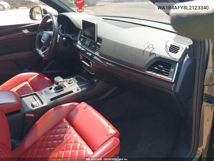 2020 Audi Sq5 Premium Plus Tfsi Quattro Tiptronic VIN: WA1B4AFY8L2123340 Lot: 45131940