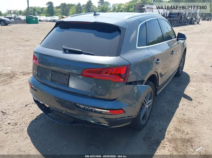 2020 Audi Sq5 Premium Plus Tfsi Quattro Tiptronic VIN: WA1B4AFY8L2123340 Lot: 45131940