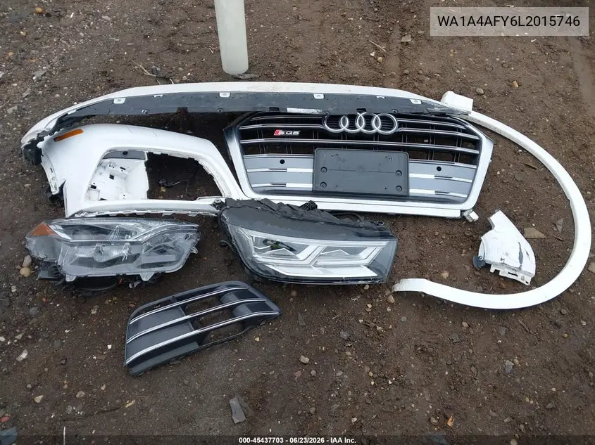 2020 Audi Sq5 Premium Tfsi Quattro Tiptronic VIN: WA1A4AFY6L2015746 Lot: 45437703
