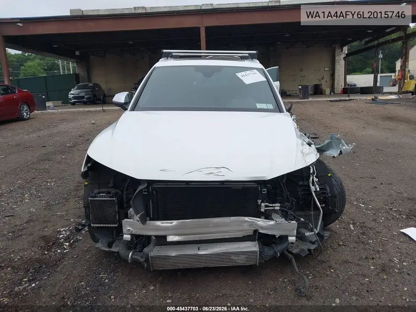 2020 Audi Sq5 Premium Tfsi Quattro Tiptronic VIN: WA1A4AFY6L2015746 Lot: 45437703