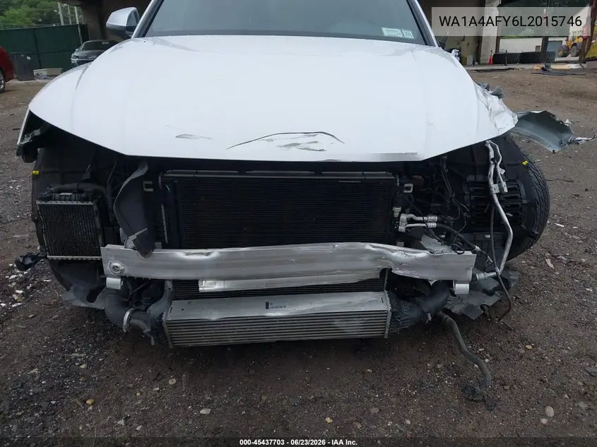2020 Audi Sq5 Premium Tfsi Quattro Tiptronic VIN: WA1A4AFY6L2015746 Lot: 45437703