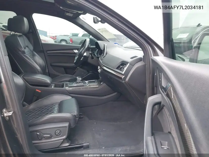 2020 Audi Sq5 Premium Plus Tfsi Quattro Tiptronic VIN: WA1B4AFY7L2034181 Lot: 45519702