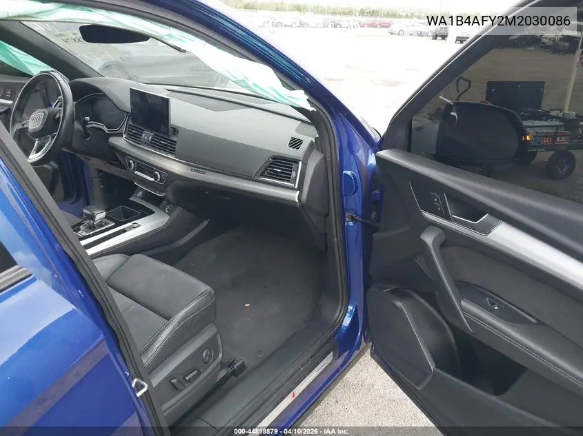 2021 Audi Sq5 Premium Plus Tfsi Quattro Tiptronic VIN: WA1B4AFY2M2030086 Lot: 44818879