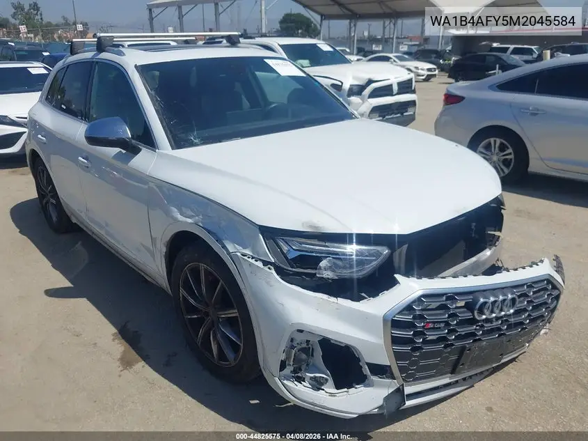 2021 Audi Sq5 Premium Plus Tfsi Quattro Tiptronic VIN: WA1B4AFY5M2045584 Lot: 44825575