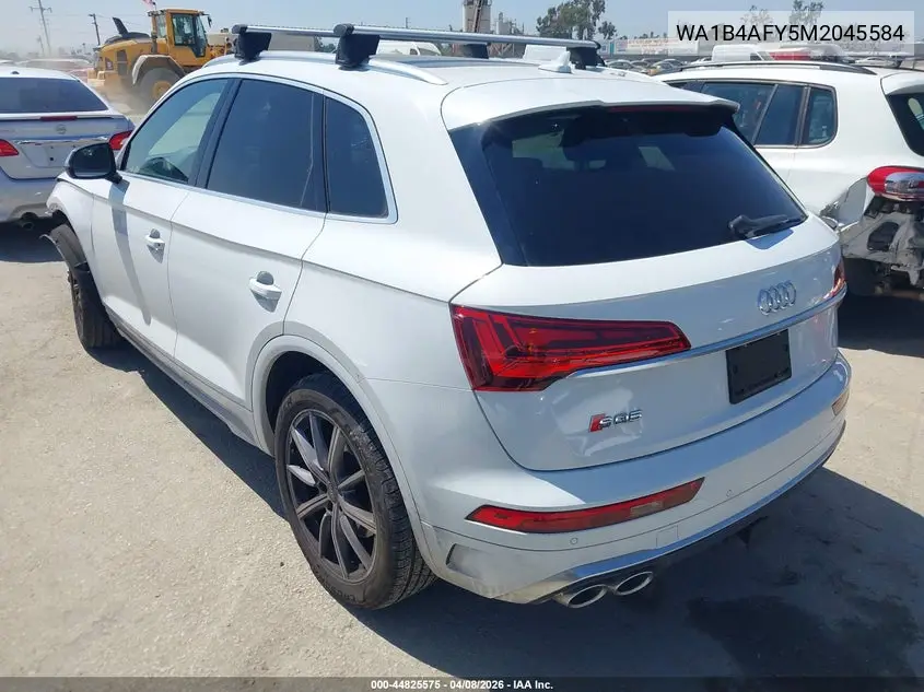 2021 Audi Sq5 Premium Plus Tfsi Quattro Tiptronic VIN: WA1B4AFY5M2045584 Lot: 44825575