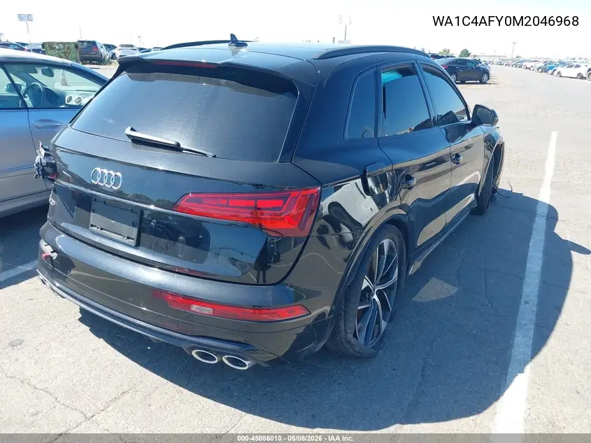 2021 Audi Sq5 Prestige Tfsi Quattro Tiptronic VIN: WA1C4AFY0M2046968 Lot: 45086010