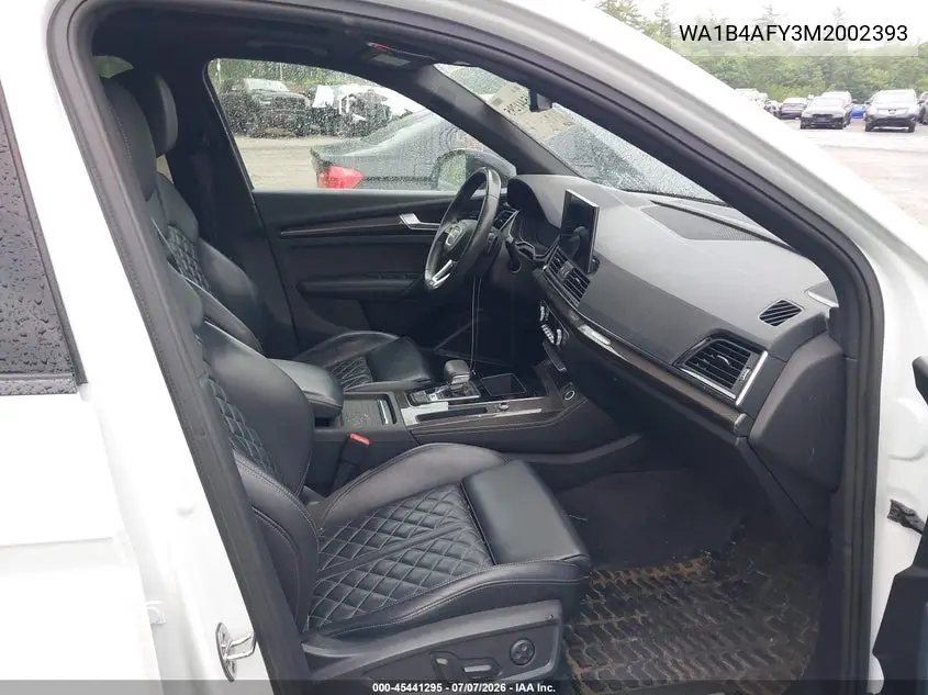 2021 Audi Sq5 Premium Plus Tfsi Quattro Tiptronic VIN: WA1B4AFY3M2002393 Lot: 45441295
