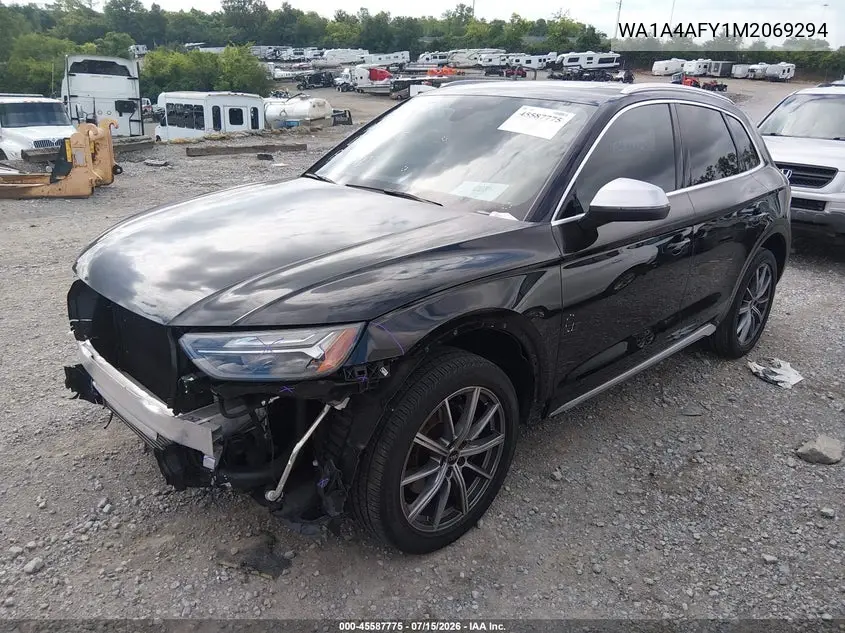 2021 Audi Sq5 Premium Tfsi Quattro Tiptronic VIN: WA1A4AFY1M2069294 Lot: 45587775