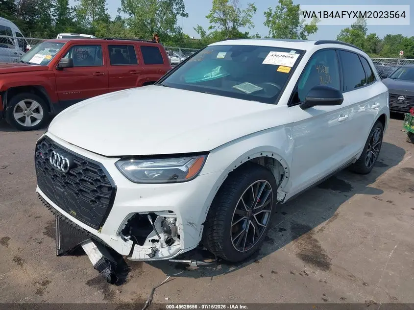 2021 Audi Sq5 Premium Plus Tfsi Quattro Tiptronic VIN: WA1B4AFYXM2023564 Lot: 45628656