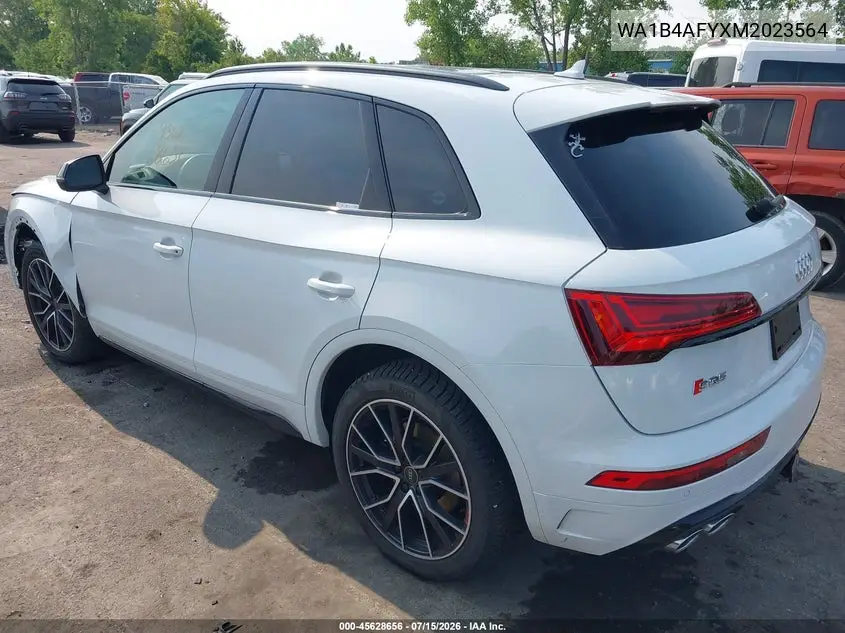 2021 Audi Sq5 Premium Plus Tfsi Quattro Tiptronic VIN: WA1B4AFYXM2023564 Lot: 45628656
