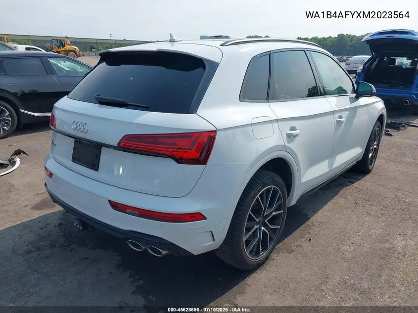 2021 Audi Sq5 Premium Plus Tfsi Quattro Tiptronic VIN: WA1B4AFYXM2023564 Lot: 45628656