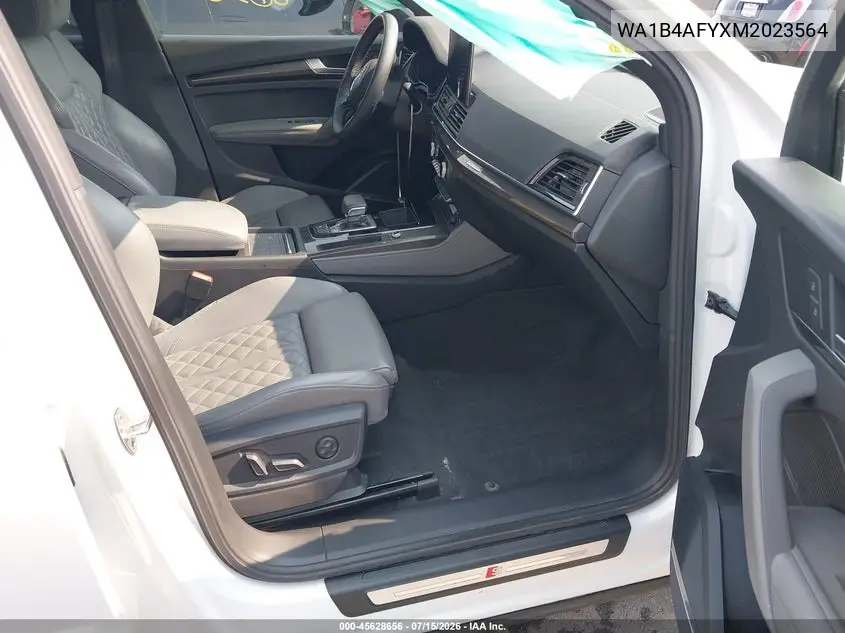2021 Audi Sq5 Premium Plus Tfsi Quattro Tiptronic VIN: WA1B4AFYXM2023564 Lot: 45628656