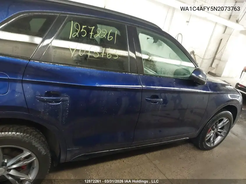 2022 Audi Sq5 Prestige VIN: WA1C4AFY5N2073763 Lot: 12572261