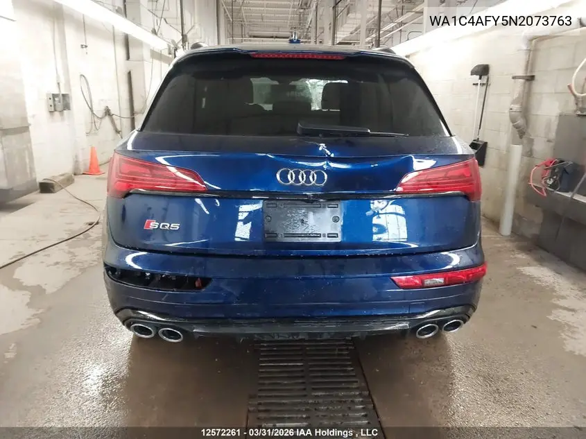 2022 Audi Sq5 Prestige VIN: WA1C4AFY5N2073763 Lot: 12572261