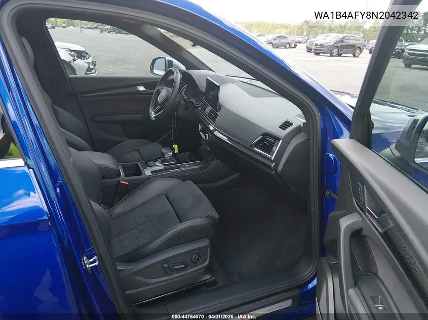 2022 Audi Sq5 Premium Plus Tfsi Quattro Tiptronic VIN: WA1B4AFY8N2042342 Lot: 44764070