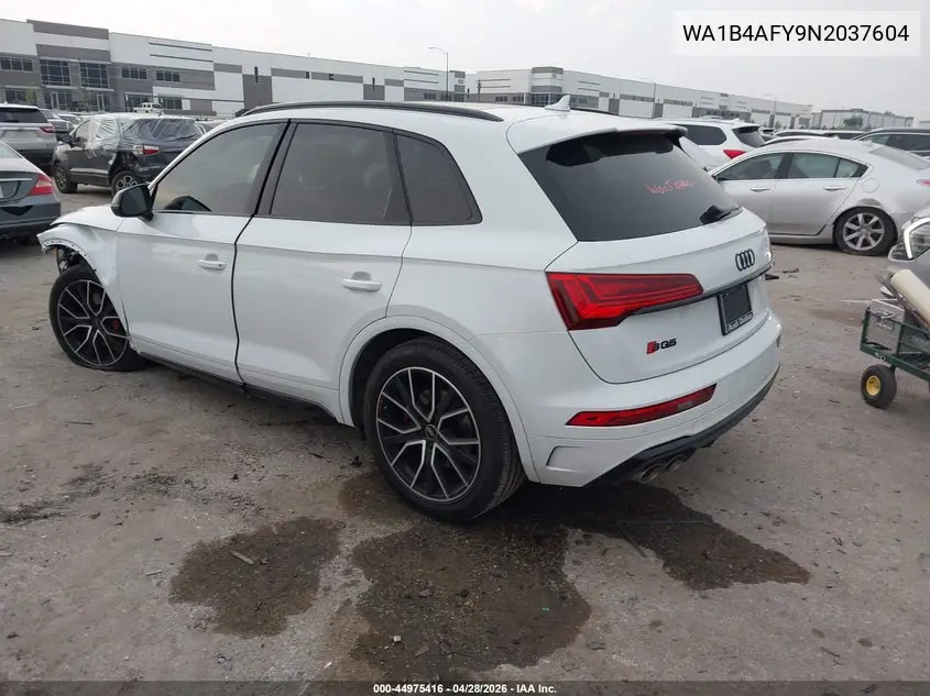 2022 Audi Sq5 Premium Plus Tfsi Quattro Tiptronic VIN: WA1B4AFY9N2037604 Lot: 44975416