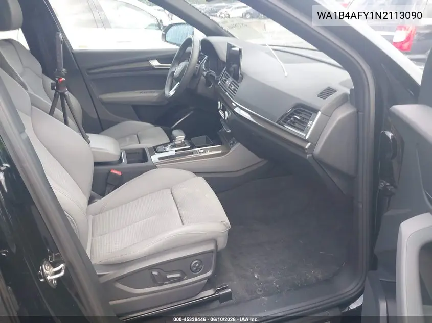 2022 Audi Sq5 Premium Plus Tfsi Quattro Tiptronic VIN: WA1B4AFY1N2113090 Lot: 45338446