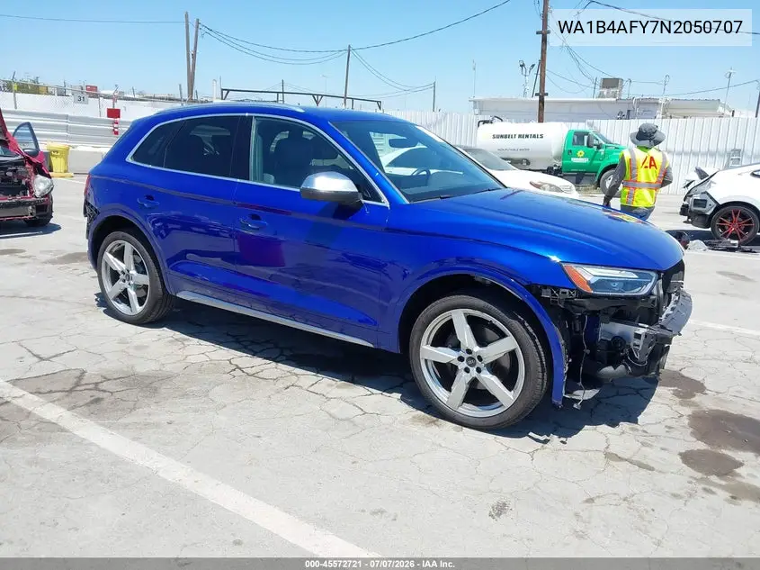 2022 Audi Sq5 Premium Plus Tfsi Quattro Tiptronic VIN: WA1B4AFY7N2050707 Lot: 45572721