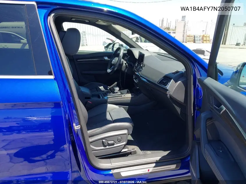 2022 Audi Sq5 Premium Plus Tfsi Quattro Tiptronic VIN: WA1B4AFY7N2050707 Lot: 45572721