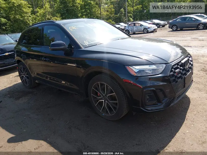 2023 Audi Sq5 Premium Plus Tfsi Quattro Tiptronic VIN: WA1B4AFY4P2193956 Lot: 45165686