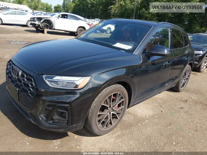 2023 Audi Sq5 Premium Plus Tfsi Quattro Tiptronic VIN: WA1B4AFY4P2193956 Lot: 45165686