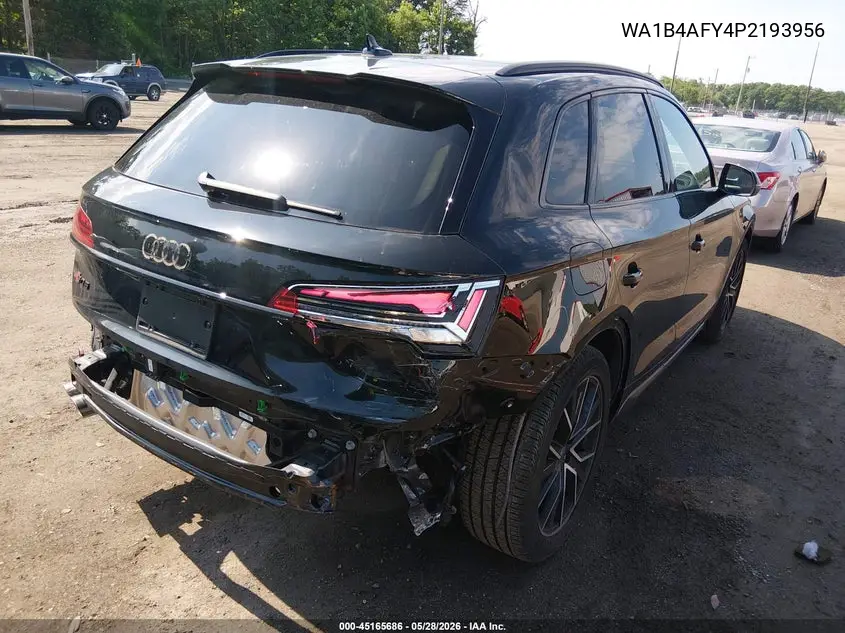 2023 Audi Sq5 Premium Plus Tfsi Quattro Tiptronic VIN: WA1B4AFY4P2193956 Lot: 45165686
