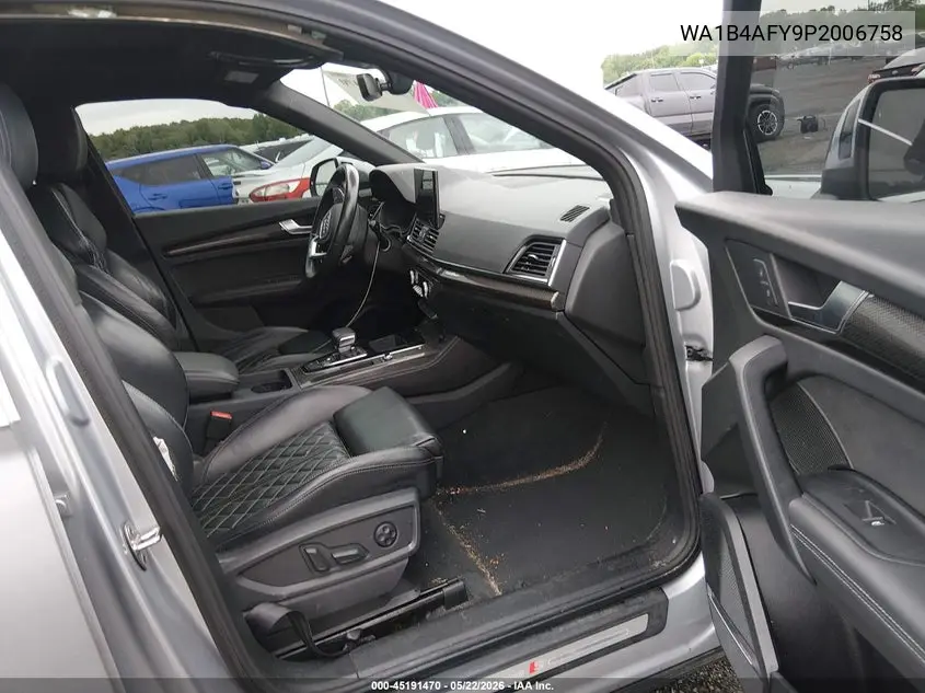 2023 Audi Sq5 Premium Plus Tfsi Quattro Tiptronic VIN: WA1B4AFY9P2006758 Lot: 45191470