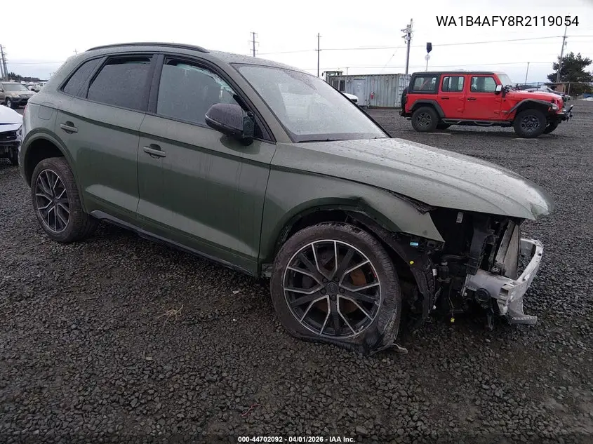 2024 Audi Sq5 Premium Plus Tfsi Quattro Tiptronic VIN: WA1B4AFY8R2119054 Lot: 44702092