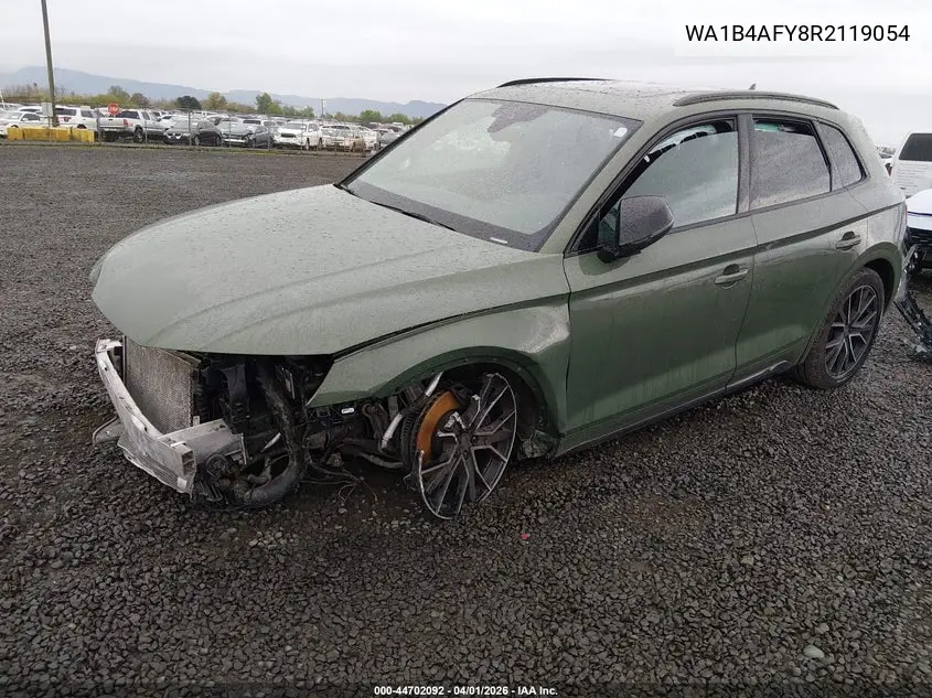 2024 Audi Sq5 Premium Plus Tfsi Quattro Tiptronic VIN: WA1B4AFY8R2119054 Lot: 44702092