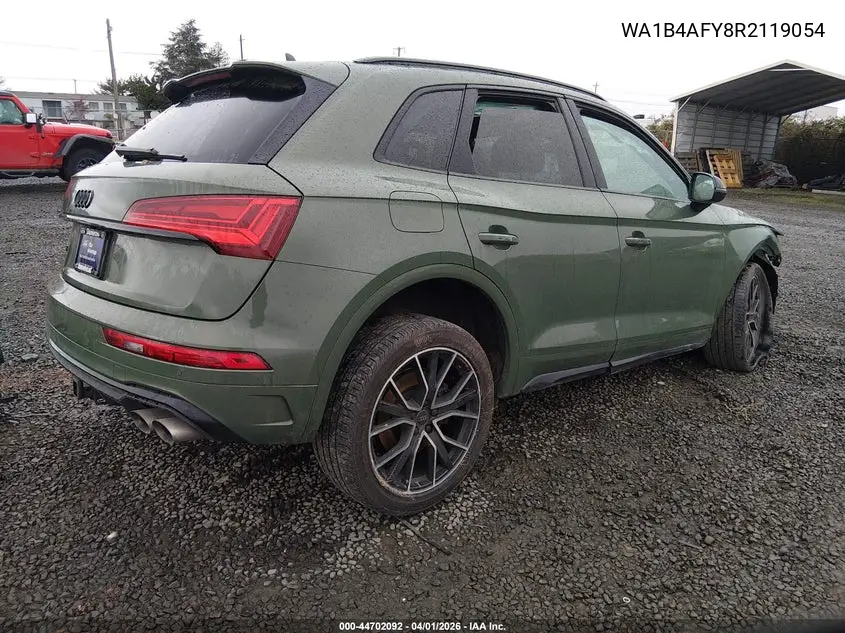 2024 Audi Sq5 Premium Plus Tfsi Quattro Tiptronic VIN: WA1B4AFY8R2119054 Lot: 44702092