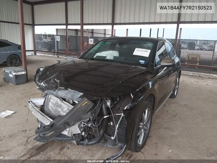 2024 Audi Sq5 Premium Plus Tfsi Quattro Tiptronic VIN: WA1B4AFY7R2150523 Lot: 45147608