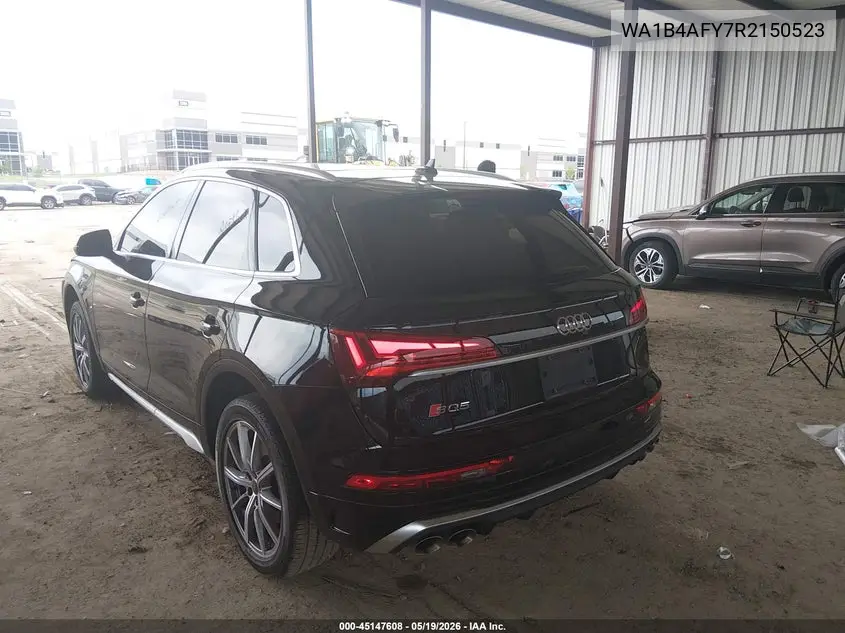 2024 Audi Sq5 Premium Plus Tfsi Quattro Tiptronic VIN: WA1B4AFY7R2150523 Lot: 45147608