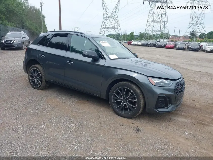 2024 Audi Sq5 Premium Plus Tfsi Quattro Tiptronic VIN: WA1B4AFY6R2113673 Lot: 45489092