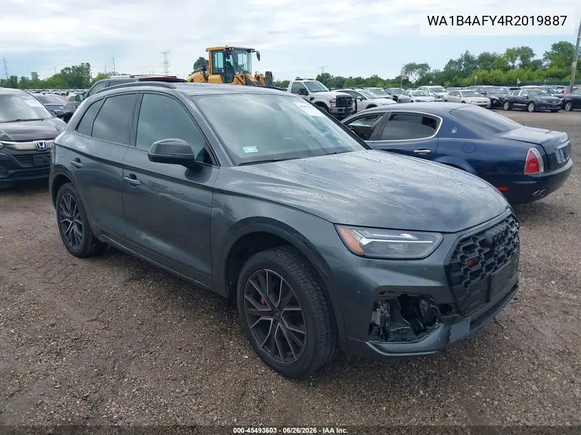 2024 Audi Sq5 Premium Plus Tfsi Quattro Tiptronic VIN: WA1B4AFY4R2019887 Lot: 45493603