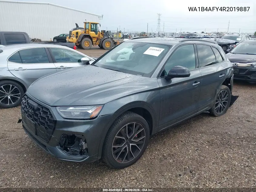 2024 Audi Sq5 Premium Plus Tfsi Quattro Tiptronic VIN: WA1B4AFY4R2019887 Lot: 45493603