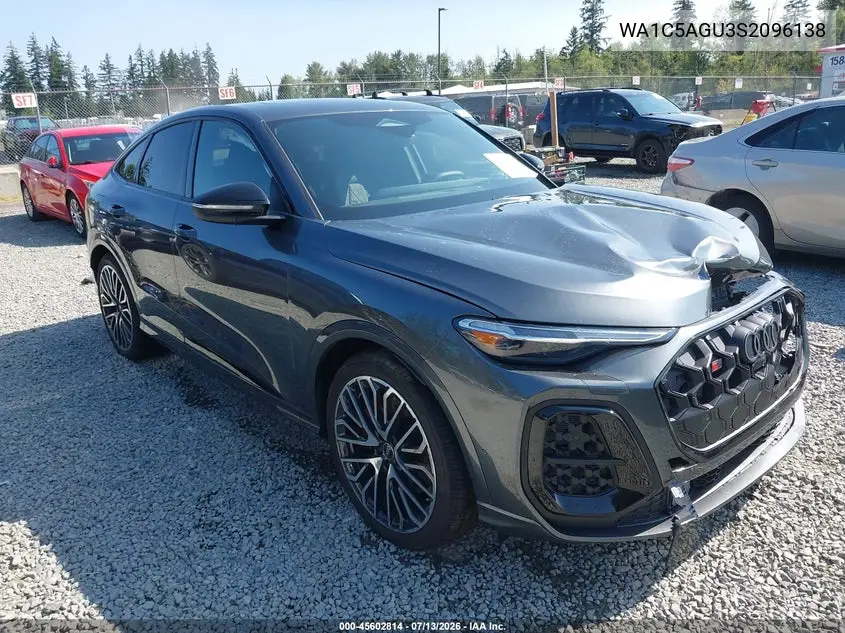 2025 Audi All-New Sq5 Prestige Tfsi Quattro S Tronic VIN: WA1C5AGU3S2096138 Lot: 45602814
