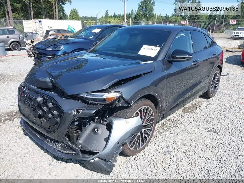 2025 Audi All-New Sq5 Prestige Tfsi Quattro S Tronic VIN: WA1C5AGU3S2096138 Lot: 45602814