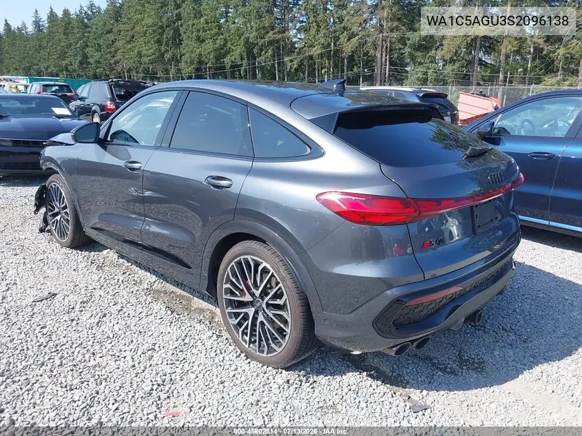 2025 Audi All-New Sq5 Prestige Tfsi Quattro S Tronic VIN: WA1C5AGU3S2096138 Lot: 45602814