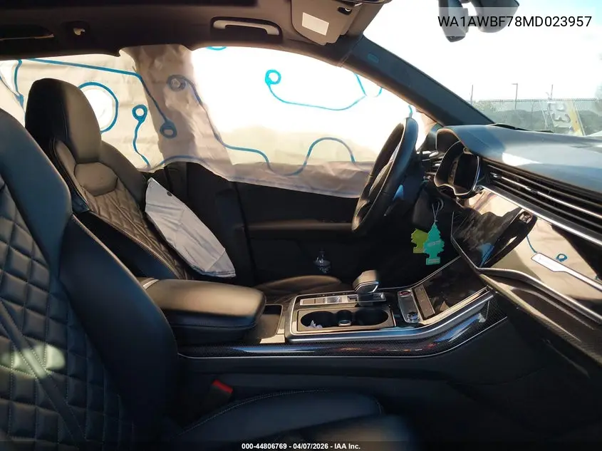 2021 Audi Sq7 Premium Plus Tfsi Quattro Tiptronic VIN: WA1AWBF78MD023957 Lot: 44806769