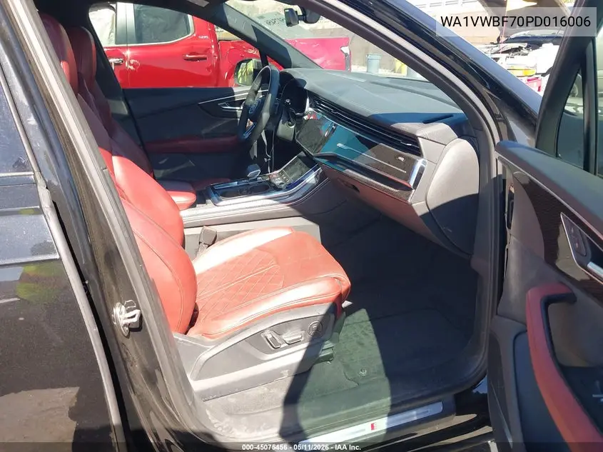 2023 Audi Sq7 Prestige Tfsi Quattro Tiptronic VIN: WA1VWBF70PD016006 Lot: 45075456