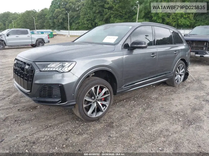 2023 Audi Sq7 Premium Plus Tfsi Quattro Tiptronic VIN: WA1AWBF79PD025835 Lot: 45169702